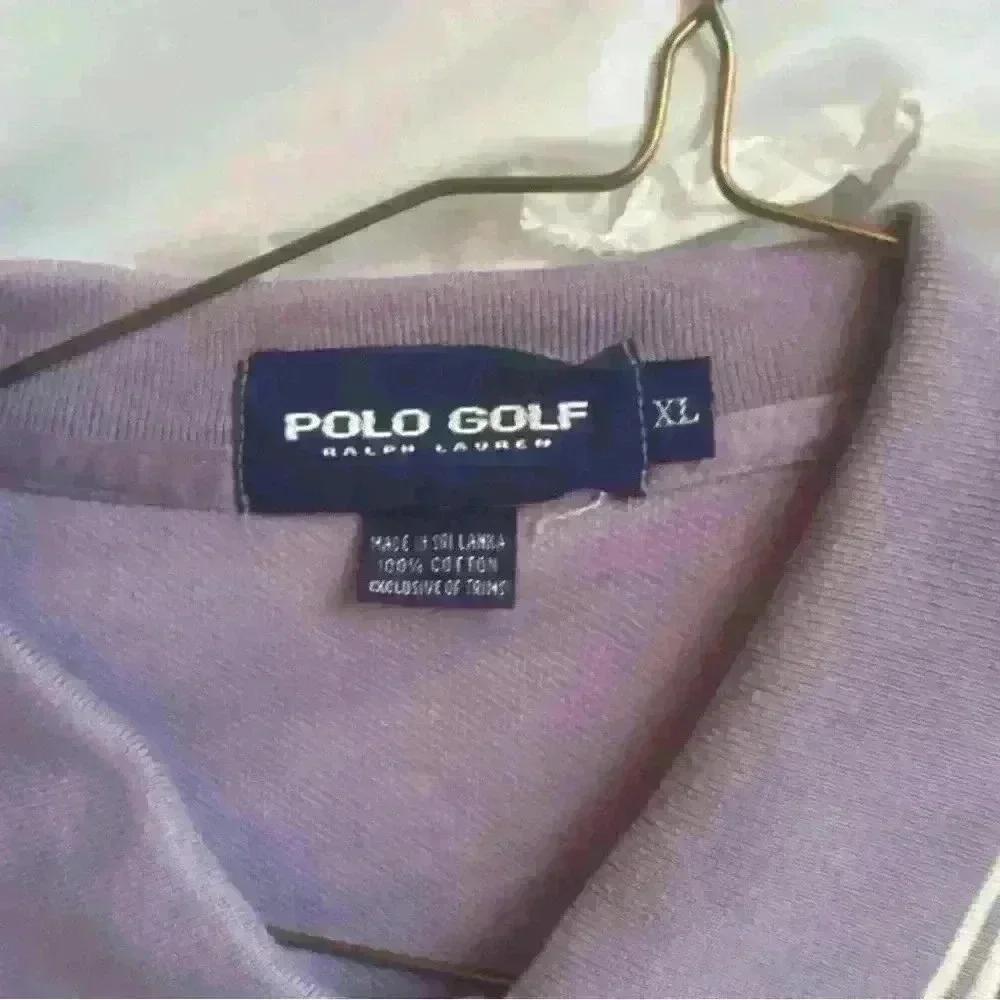 Vintage‎ Ralph Lauren Golf shirt Purple - Picture 2 of 4